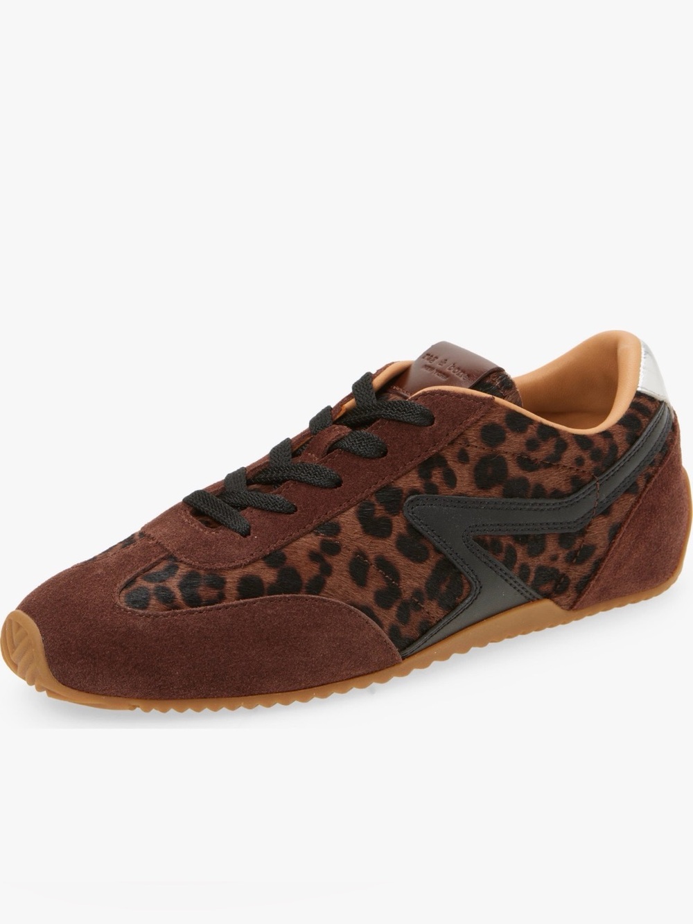 Rag & Bone leopard pony hair retro runner slim ultra sneakers